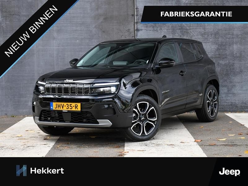 Zwart Nieuw 2025 Jeep Avenger Summit SUV | € 33.995 (Super prijs) - Afbeelding 1/4