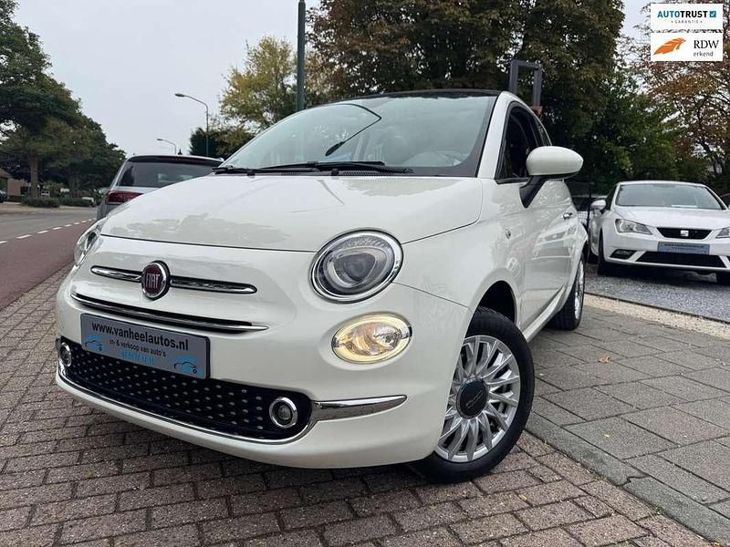 Wit Gebruikt 2017 Fiat 500C Cabriolet | € 8.495 (Goede deal) - Afbeelding 1/4