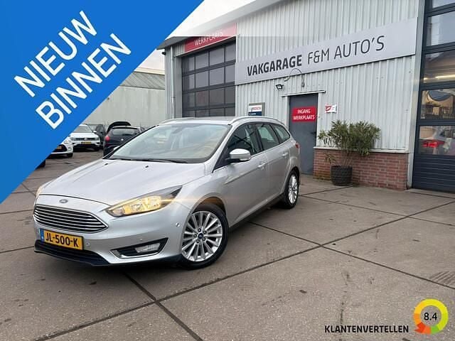 Grijs Occasion 2016 Ford Focus Titanium Stationwagen | € 7.950 (Goede deal) - Afbeelding 1/4