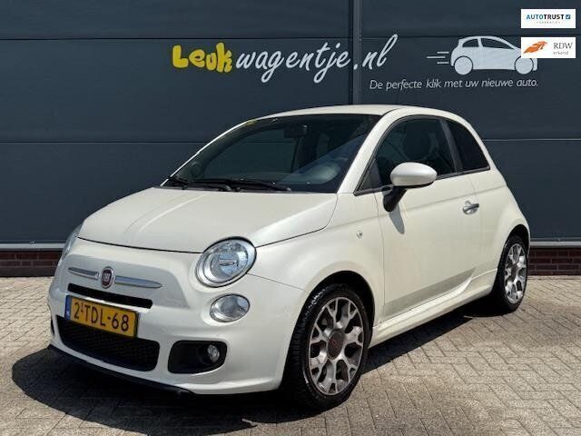 Wit Gebruikt 2014 Fiat 500S Hatchback | € 7.440 (Eerlijke prijs) - Afbeelding 1/4