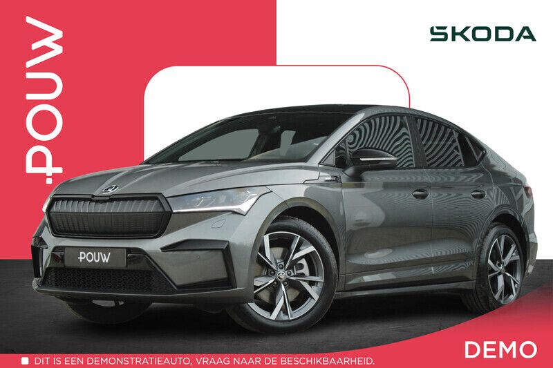 Grijs Gebruikt 2025 Skoda Enyaq iV SportLine SUV | € 51.450 - Afbeelding 1/4