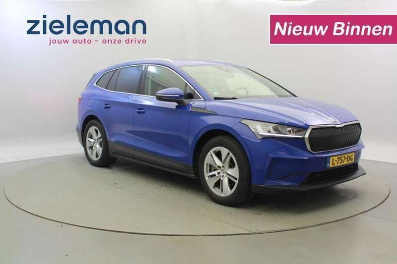 Blauw Gebruikt 2021 Skoda Enyaq iV SUV | € 21.845 (Super prijs) - Afbeelding 1/4