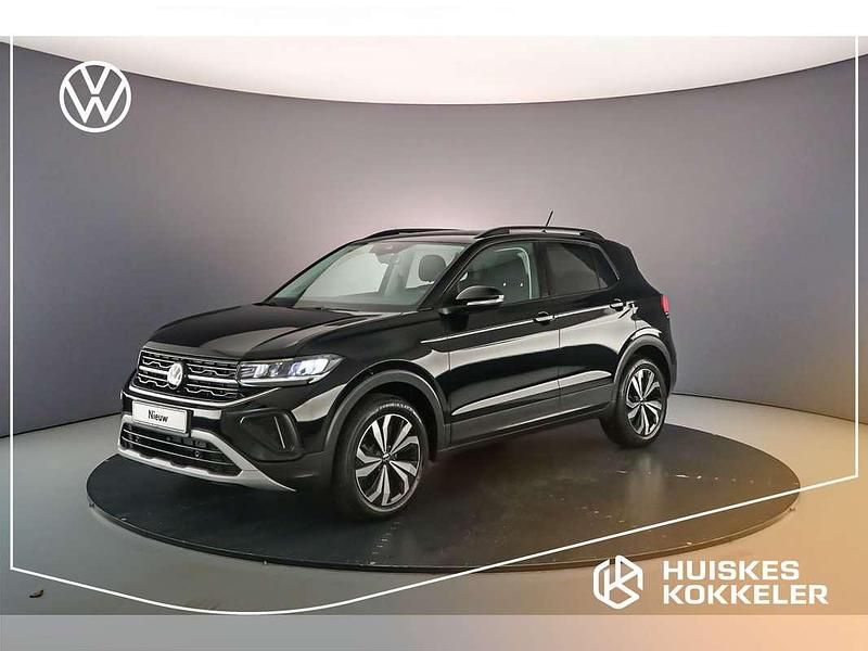 Zwart Nieuw 2025 VW T-Cross Edition SUV | € 35.170 (Iets duurder) - Afbeelding 1/4