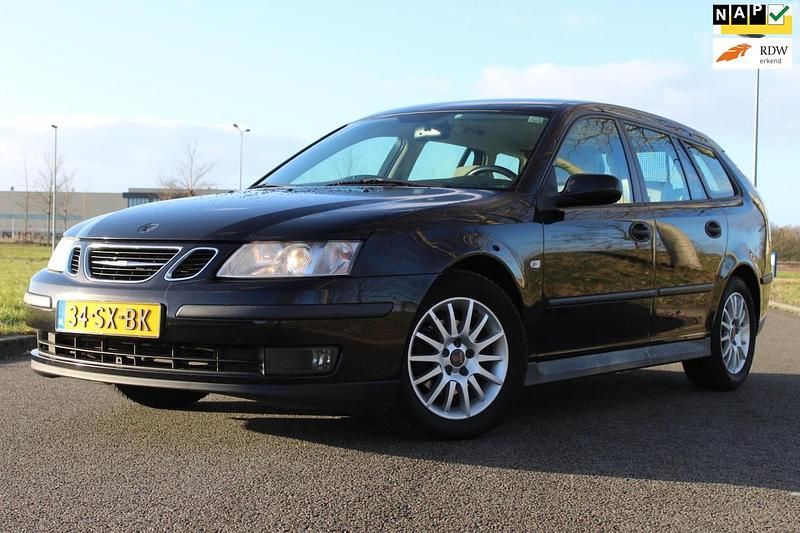 Zwart Gebruikt 2006 Saab 9-3 Linear Stationwagen | € 1.590 (Eerlijke prijs) - Afbeelding 1/4