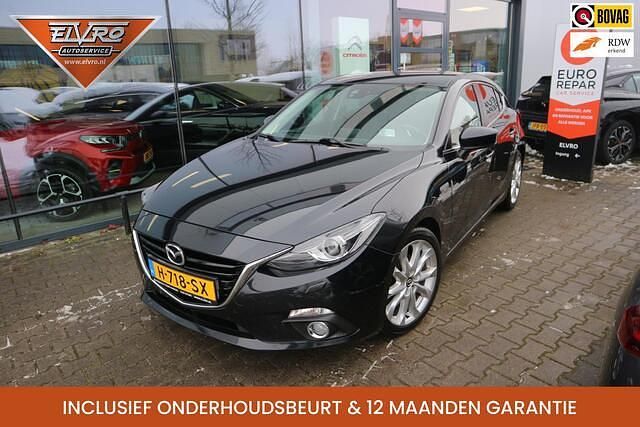 Zwart Occasion 2014 Mazda 3 Hatchback | € 10.450 (Eerlijke prijs) - Afbeelding 1/4