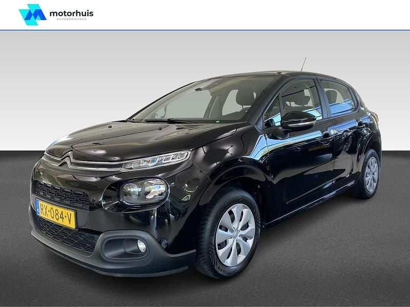 Zwart Gebruikt 2018 Citroën C3 Feel Hatchback | € 9.790 (Eerlijke prijs) - Afbeelding 1/4