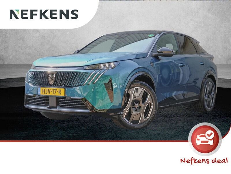 Blauw Nieuw 2025 Peugeot e-3008 GTi SUV | € 43.925 (Super prijs) - Afbeelding 1/4