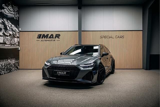 Grijs Gebruikt 2020 Audi RS6 S-Line Stationwagen | € 114.950 (Eerlijke prijs) - Afbeelding 1/4