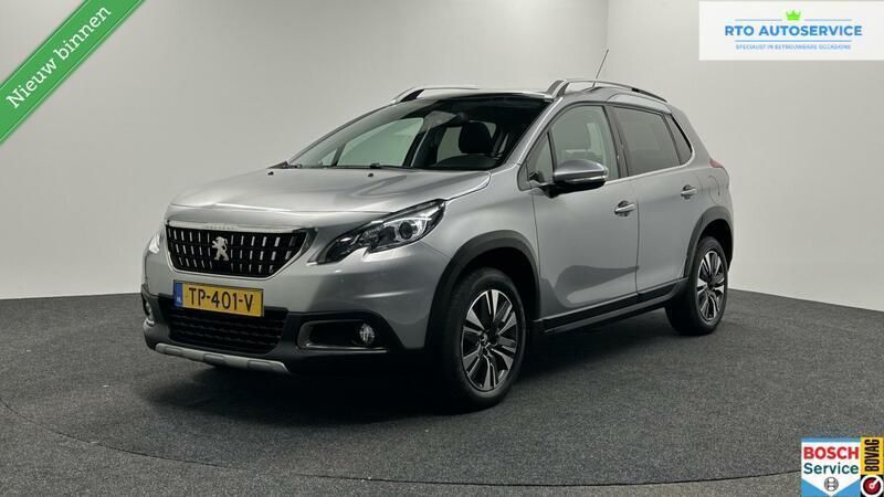 Grijs Gebruikt 2018 Peugeot 2008 GT-line SUV | € 11.000 (Eerlijke prijs) - Afbeelding 1/4
