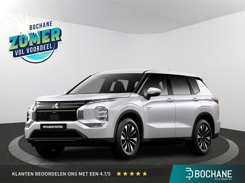 White diamond (wit metallic) Nieuw 2025 Mitsubishi Outlander P-HEV Intense SUV | € 55.390 (Eerlijke prijs) - Afbeelding 1/4