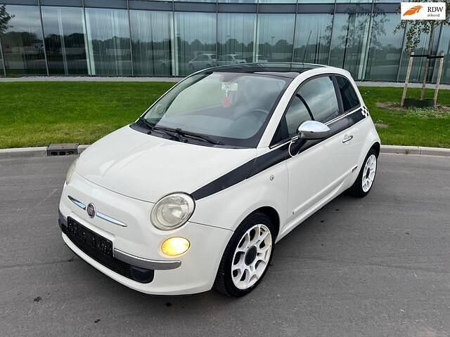Wit Gebruikt 2010 Fiat 500 Sport Hatchback | € 3.895 (Goede deal) - Afbeelding 1/4