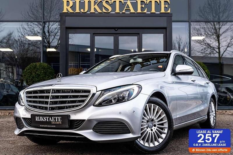 Zilver Occasion 2014 Mercedes C180 Prestige Stationwagen | € 14.900 (Eerlijke prijs) - Afbeelding 1/4