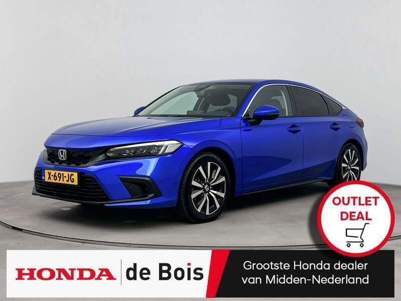 Blauw Gebruikt 2023 Honda Civic Elegance Hatchback | € 32.399 (Eerlijke prijs) - Afbeelding 1/3