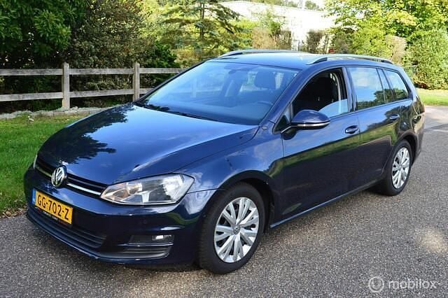 Blauw Gebruikt 2015 VW Golf VII Comfortline Stationwagen | € 4.999 (Goede deal) - Afbeelding 1/4