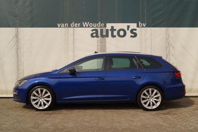 Blauw, metallic lak Gebruikt 2018 Seat Leon ST FR Stationwagen | € 13.900 (Eerlijke prijs) - Afbeelding 1/4