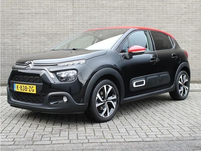 Zwart Occasion 2021 Citroën C3 PureTech Hatchback | € 14.950 (Eerlijke prijs) - Afbeelding 1/4