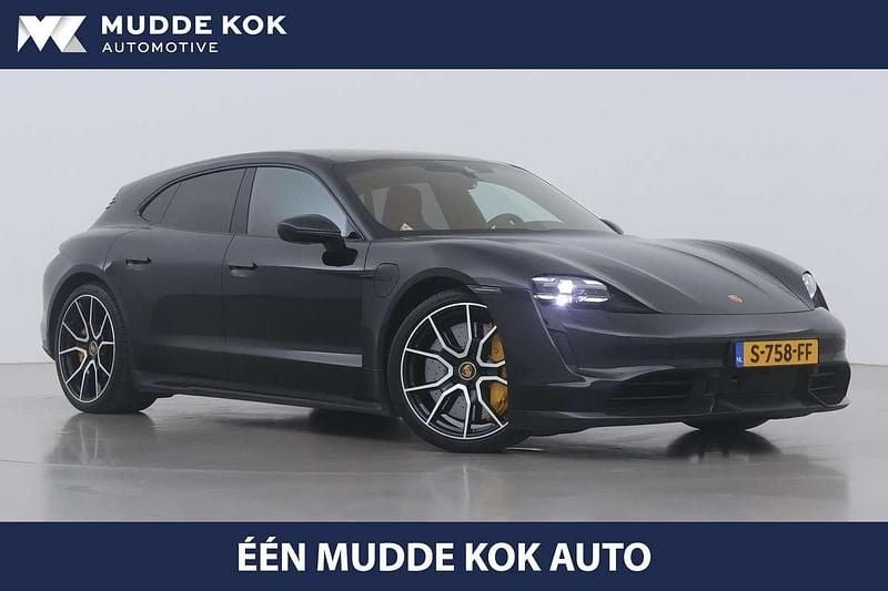 Occasion Porsche Taycan Sport Turismo 459 kW (625 PK) 2023 Zwart Stationwagen