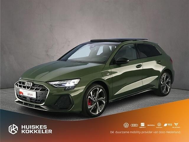 Groen Nieuw 2025 Audi A3 Sportback S-Line Hatchback | € 52.900 (Eerlijke prijs) - Afbeelding 1/4