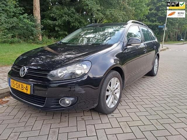 Zwart Gebruikt 2011 VW Golf VI Style Stationwagen | € 2.750 (Goede deal) - Afbeelding 1/4