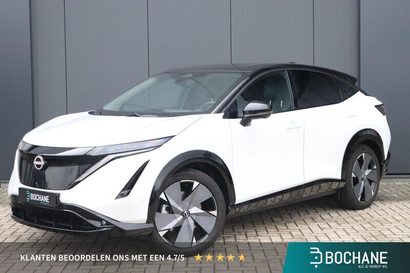 Twotone (white pearl/black) Gebruikt 2023 Nissan Ariya Evolve SUV | € 43.945 (Duur) - Afbeelding 1/4