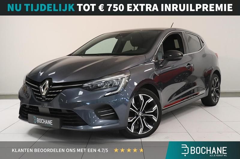 Grijs Gebruikt 2021 Renault Clio V Intens Hatchback | € 15.695 (Eerlijke prijs) - Afbeelding 1/4
