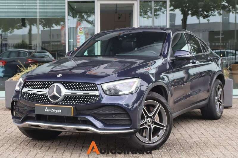Blauw Gebruikt 2021 Mercedes GLC300e AMG line Coupé | € 44.900 (Super prijs) - Afbeelding 1/4