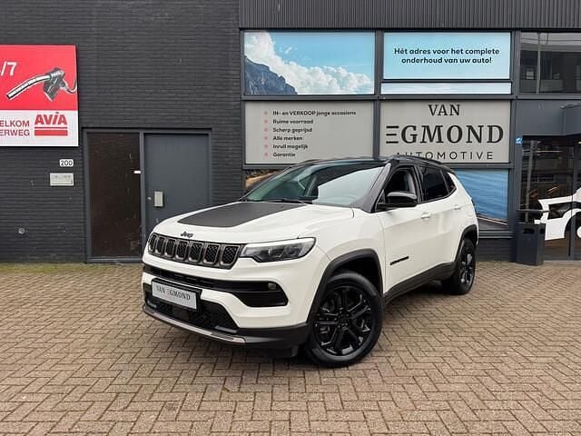 Wit (metallic) Occasion 2022 Jeep Compass SUV | € 24.950 (Super prijs) - Afbeelding 1/4