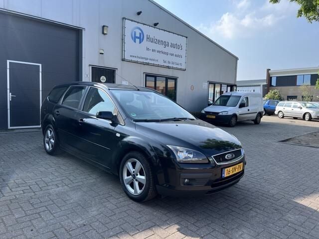 Zwart Gebruikt 2007 Ford Focus Stationwagen | € 649 (Super prijs) - Afbeelding 1/4