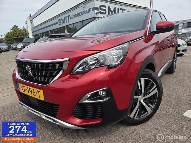 Rood Gebruikt 2019 Peugeot 3008 Allure SUV | € 16.900 (Super prijs) - Afbeelding 1/4