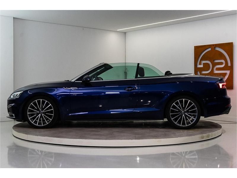 Occasion Audi A5 Cabriolet S-Line 191 PK (140 kW) 2019 Blauw Cabriolet