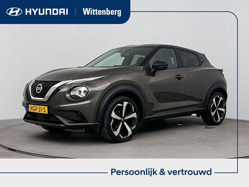 Bruin Gebruikt 2021 Nissan Juke Tekna SUV | € 19.900 (Eerlijke prijs) - Afbeelding 1/4