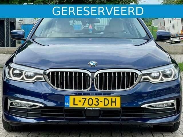 Blauw Gebruikt 2017 BMW 520 Luxury Line Sedan | € 26.950 - Afbeelding 1/4
