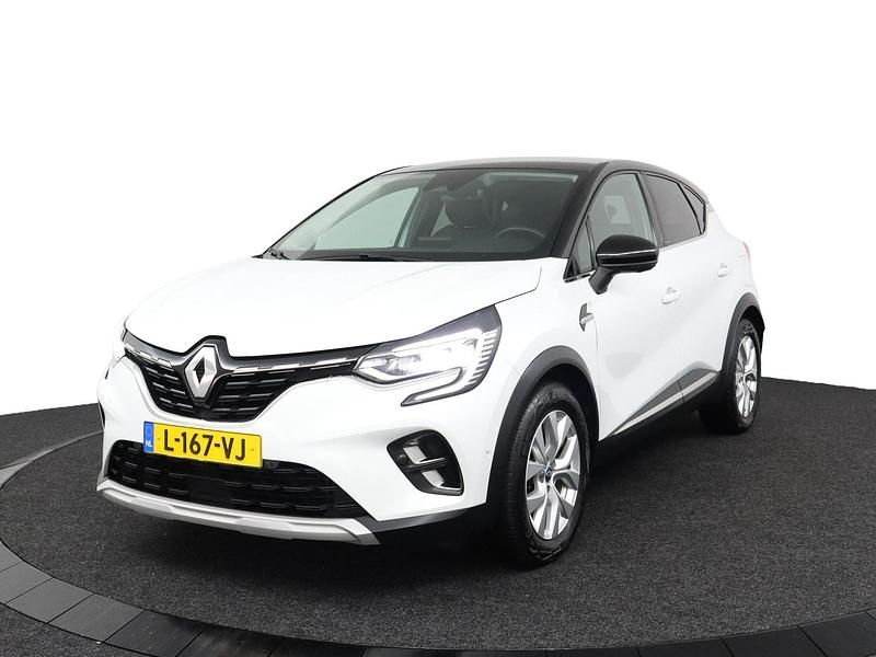 Blanc nacre / noir etoile Occasion 2020 Renault Captur Intens SUV | € 19.445 (Eerlijke prijs) - Afbeelding 1/4