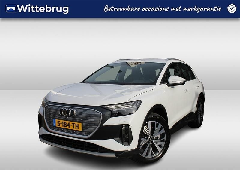 Wit (metallic) Occasion 2023 Audi Q4 e-tron Advanced SUV | € 35.950 (Eerlijke prijs) - Afbeelding 1/2