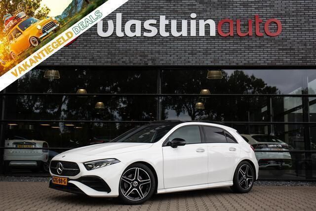 Wit Gebruikt 2023 Mercedes A200 AMG line Hatchback | € 36.950 (Duur) - Afbeelding 1/4