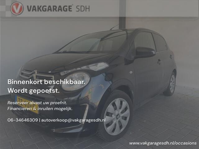 Zwart Gebruikt 2018 Citroën C1 Feel Hatchback | € 7.950 (Eerlijke prijs) - Afbeelding 1/4