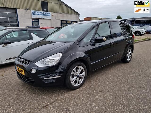 Zwart Gebruikt 2013 Ford S-MAX Titanium MPV | € 6.950 (Super prijs) - Afbeelding 1/4