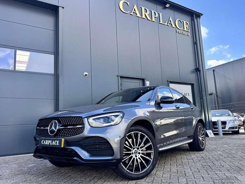Occasion Mercedes GLC300e Premium Plus 211 PK (155 kW) 2020 Grijs Coupé