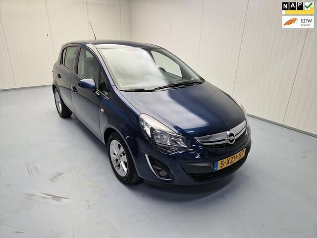 Blauw Gebruikt 2014 Opel Corsa Design Edition Hatchback | € 5.240 (Eerlijke prijs) - Afbeelding 1/4