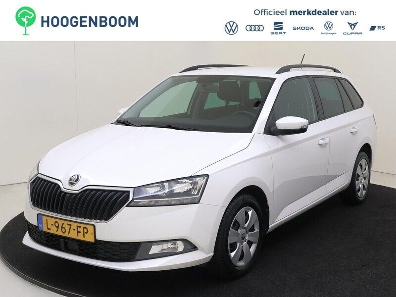 Wit Gebruikt 2021 Skoda Fabia Ambition Stationwagen | € 13.950 (Eerlijke prijs) - Afbeelding 1/4