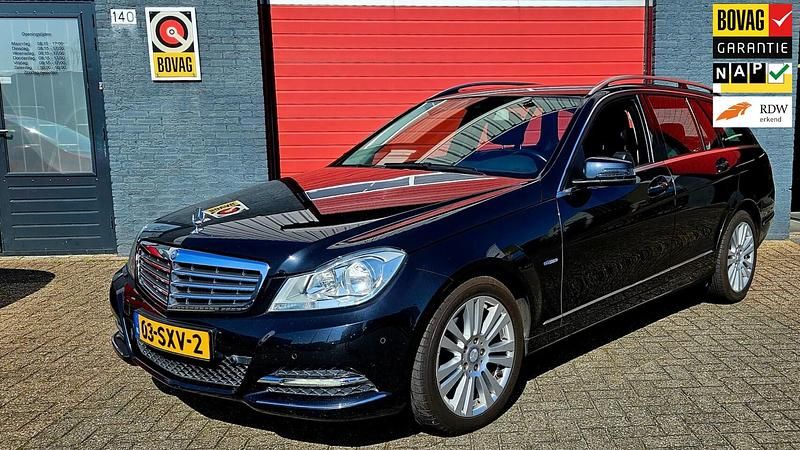 Zwart Gebruikt 2012 Mercedes C180 Business Stationwagen | € 10.950 (Eerlijke prijs) - Afbeelding 1/4