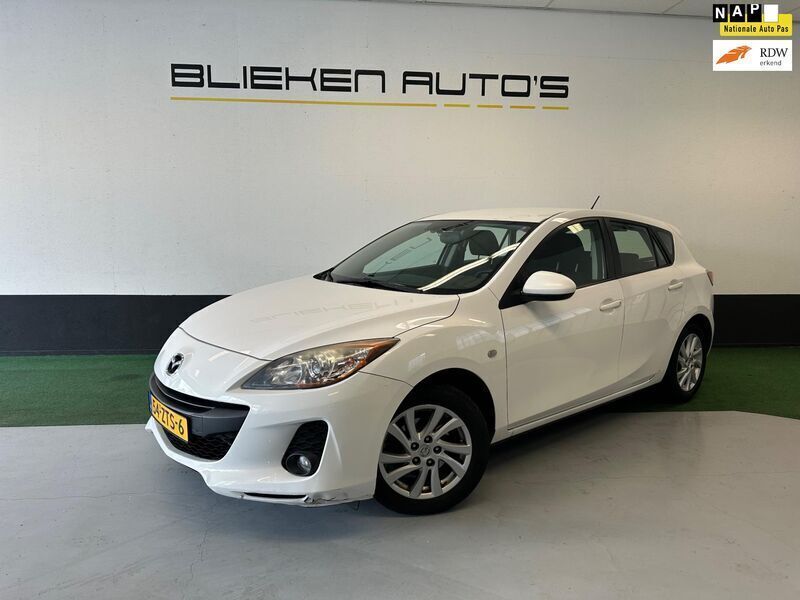Wit Gebruikt 2013 Mazda 3 Hatchback | € 5.950 (Super prijs) - Afbeelding 1/4