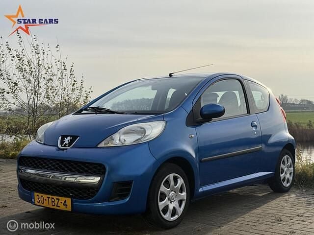 Blauw Gebruikt 2012 Peugeot 107 Hatchback | € 3.499 (Eerlijke prijs) - Afbeelding 1/4