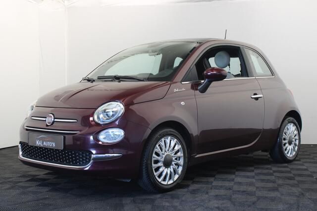 Paars Gebruikt 2021 Fiat 500 Dolcevita Hatchback | € 9.999 (Super prijs) - Afbeelding 1/4