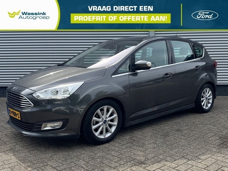 Grijs metallic Gebruikt 2017 Ford C-MAX Titanium MPV | € 13.725 (Eerlijke prijs) - Afbeelding 1/4