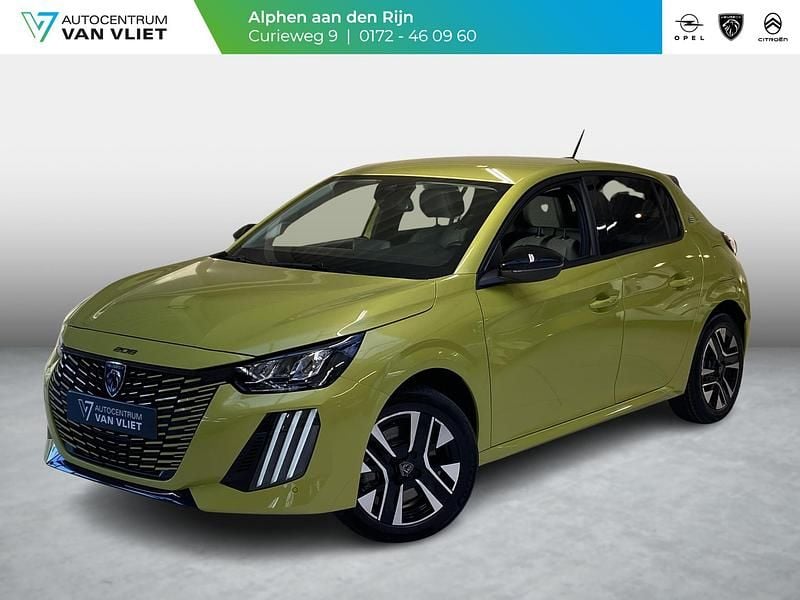 Geel Gebruikt 2024 Peugeot e-208 Style Hatchback | € 22.789 (Eerlijke prijs) - Afbeelding 1/4