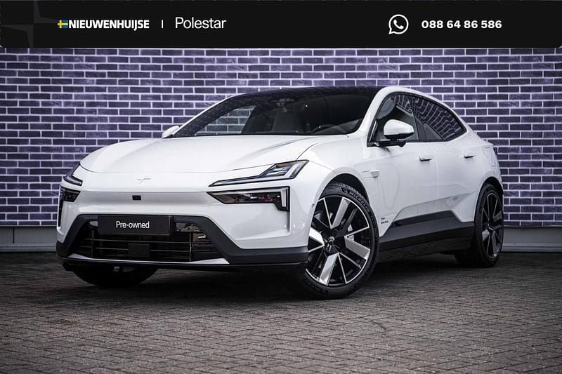 Wit Nieuw 2025 Polestar 4 Pilot SUV | € 62.899 (Eerlijke prijs) - Afbeelding 1/4