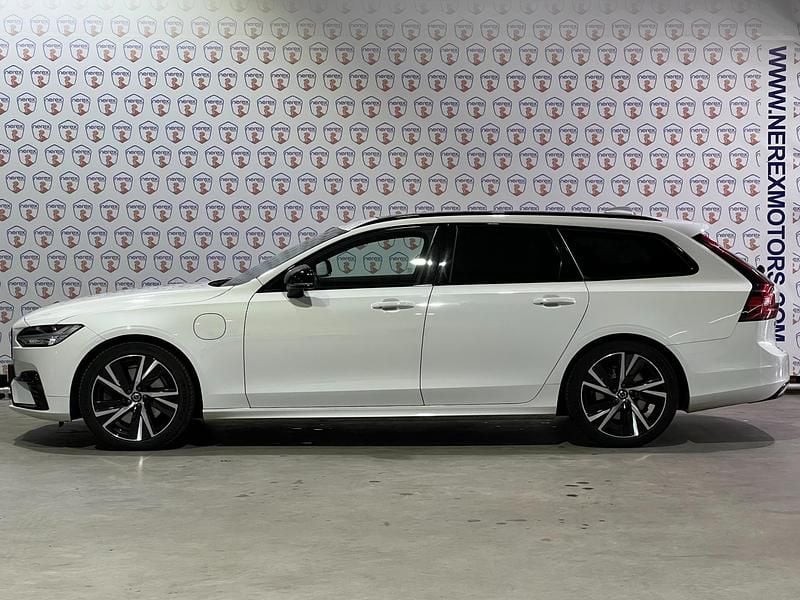 Occasion Volvo V90 R-Design 395 PK (290 kW) 2020 Wit Stationwagen