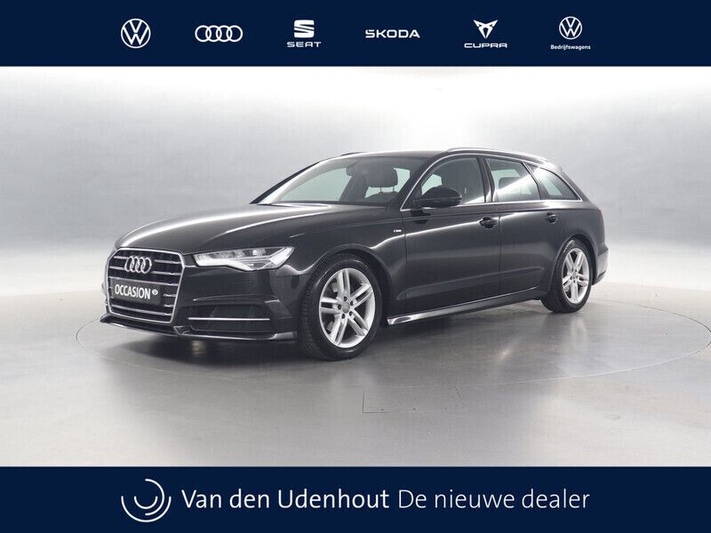 Zwart Gebruikt 2017 Audi A6 S-Line Stationwagen | € 24.850 (Goede deal) - Afbeelding 1/4