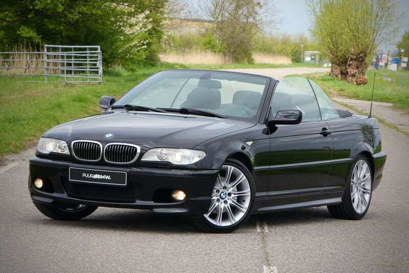 Zwart, metallic lak Gebruikt 2006 BMW 320 Cabriolet M Sport Cabriolet | € 21.950 - Afbeelding 1/4